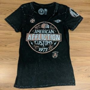 Affliction Shirt Large 100% Cotton